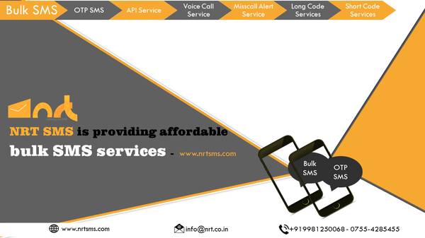 NRT SMS is providing affordable bulk SMS services
