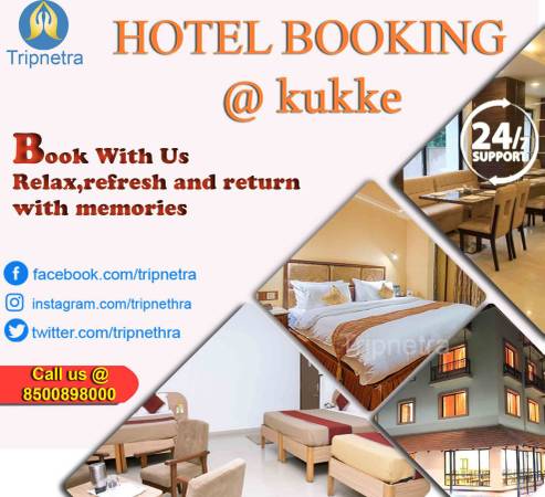 Amazing Offers on Kukke Hotel Bookings At Tripnetra-Get 50%