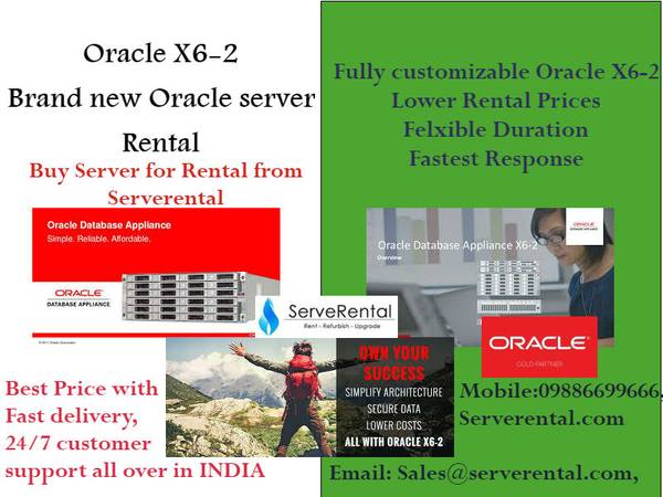 Oracle X6-2 |Brand new Oracle server rental