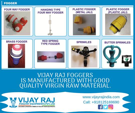 Vijay Raj Manufacture Good Quality Foggers for Poultry.