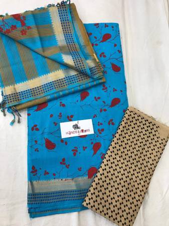 *Mangalagiri Handloom Cotton salwar sets +ship set of