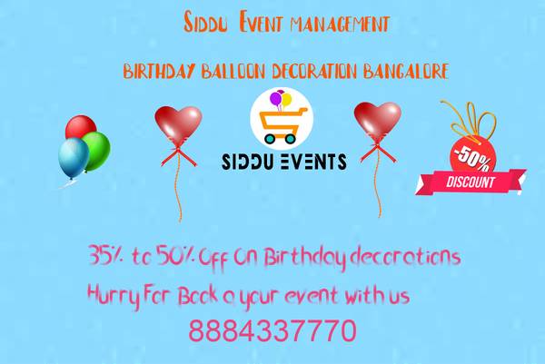 birthday-party organizers in Bangalore