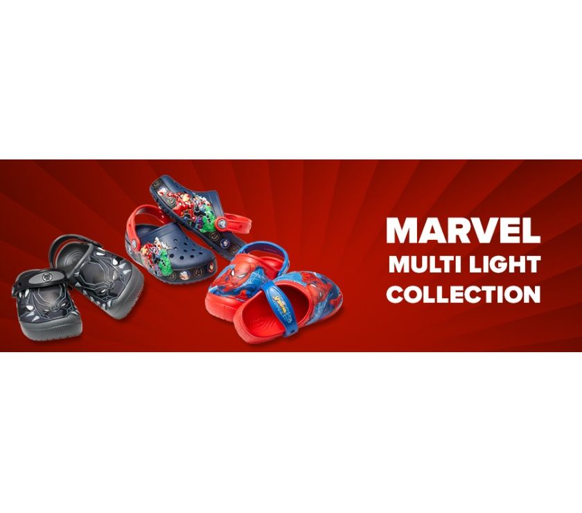 Crocs Exciting And Fun Loving Marvel Shoes Collection For Ki