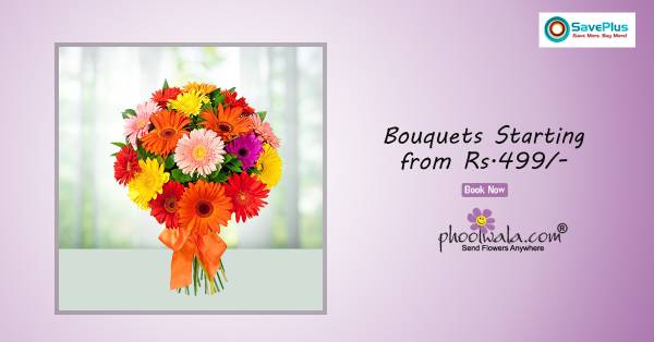 Phoolwala Coupons, Deals & Offers: Bouquets Starting from