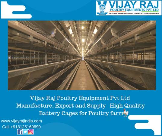 Vijay Raj manufactures High quality Battery cages for your