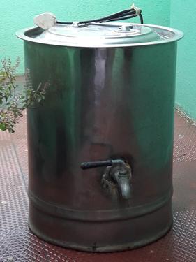 50 litres Capacity stainless stell water drum with heater