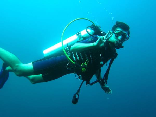 Explore the world inside the water while doing scuba diving