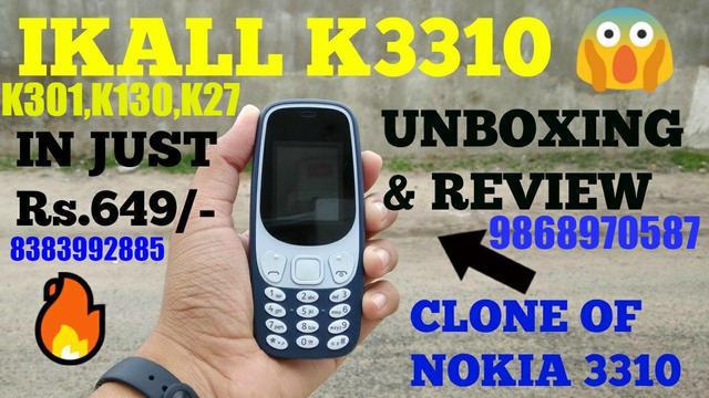 IKALL K3310 650 ONLY SINGH TECH COMMUNICATION