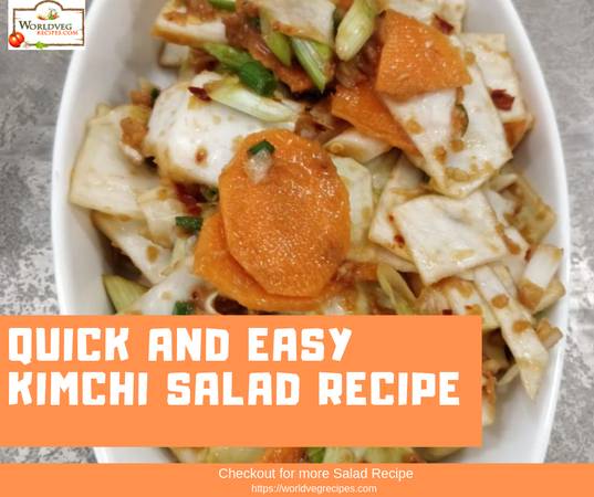 Quick And Easy KIMCHI SALAD Recipe
