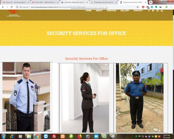 Security services for office - Chaudharysecurityservice.in