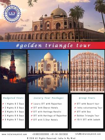 We Offer All Type Tours of Golden Triangle Tour