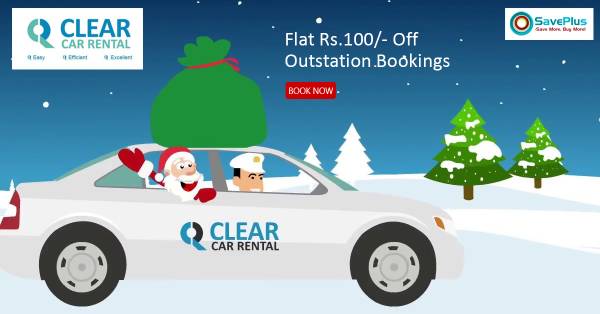 ClearCarRental Coupons, Deals & Offers: Flat Rs.100 Off