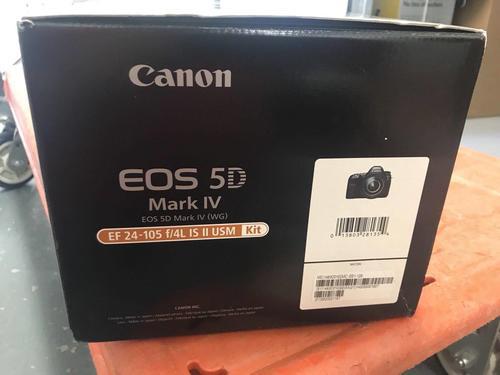 New Canon EOS 5D mark iV with 24105mm lens