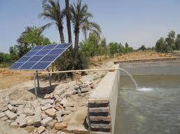 Solar water pump for irrigation
