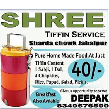 PURE HOME MADE FOOD TIFFIN FREE HOME DELIVERY