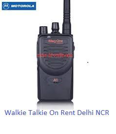 Walkie Talkie On Rent Delhi NCR