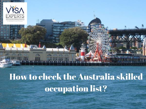 How to check the Australia skilled occupation list?