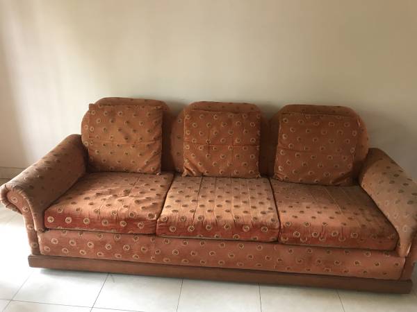 Used Teak base sofa set