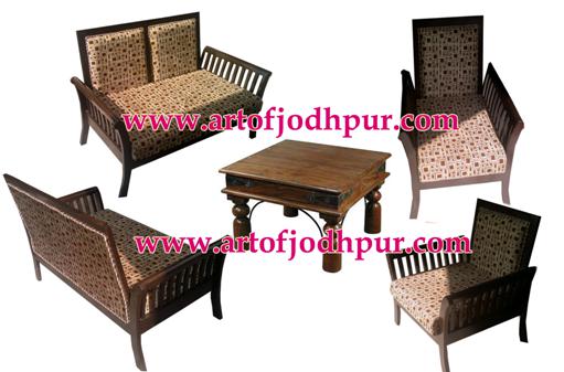Jodhpur Handicrafted Sheesham wood sofa sets