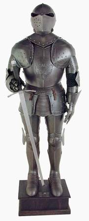 NauticalMart Black Knight Medieval Suit of Armor - Full Size