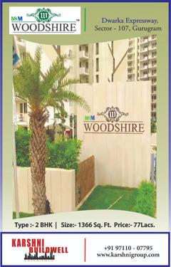 Ready to move luxury apartments M3M WOODSHIRE
