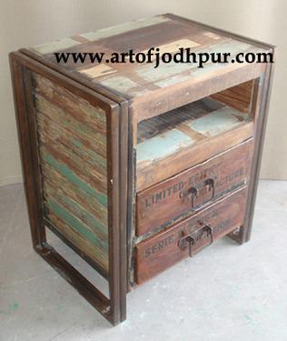 jodhpur handicrafts reclaimed wood bed sides