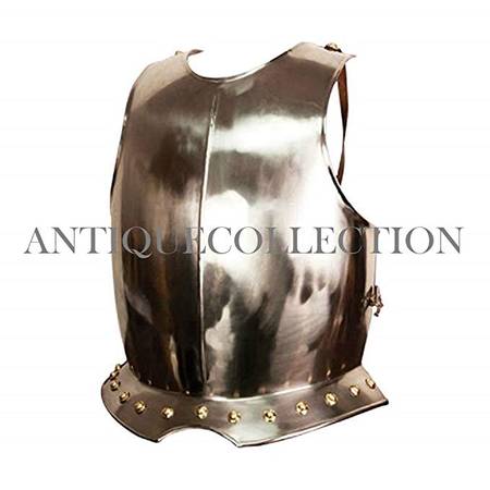 Medieval Spanish Breastplate Cosplay Armor Metallic One Size