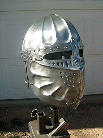 QUALITYMUSICSHOP Madieval Norman Phrygian Helmet LOTR Gondor