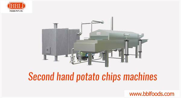 Second hand potato chips machines