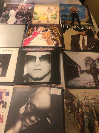 Elton John Lp Vinyl Lot Ex Condition