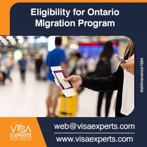 What is the eligibility for the Ontario Immigration Program?