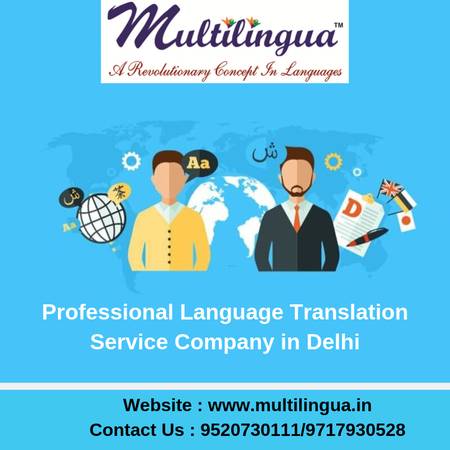 Professional Language Translation Service Company in Delhi