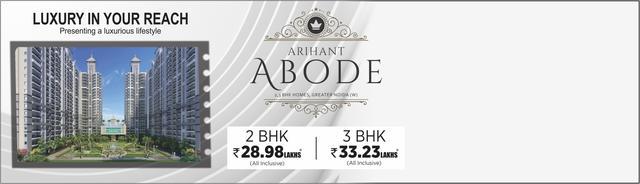 Arihant Abode 2 and 3 bhk 7676888000