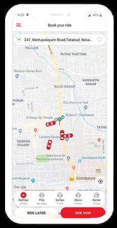Custom Taxi Booking App Development | India