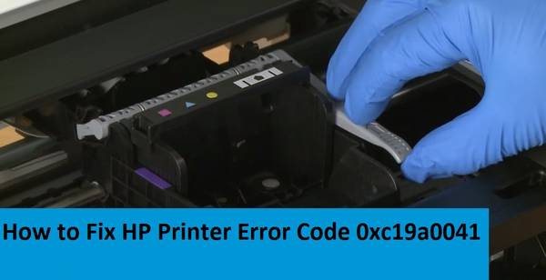 HP Printer Error code 0xc19a