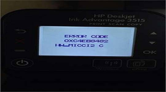 HP Printer Error Code oxc4eb
