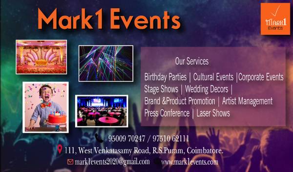 Mark1 | Best event management company in Coimbatore |