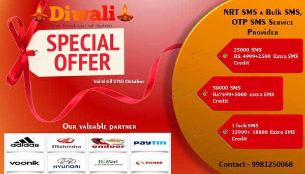 NRT SMS - Increase Sales this Diwali Season using Bulk SMS