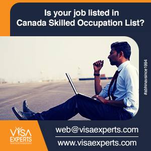 Is your job listed in Canada Skilled Occupation List