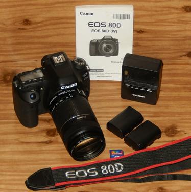 Brand new canon camera EOS 80D original