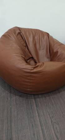 Brown colored bean bag