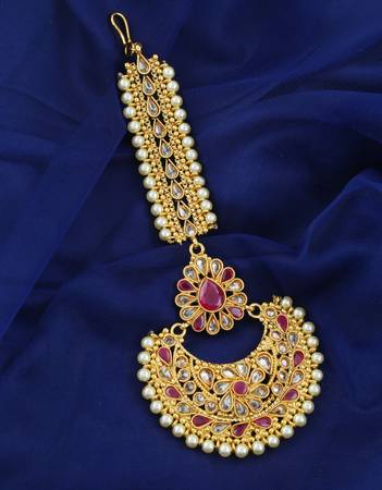 Check out the Collection of Rajasthani Borla Maang Tikka by