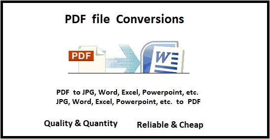 BATCH PROCESSING: PDF file conversions, PDF Edit, PDF Merge