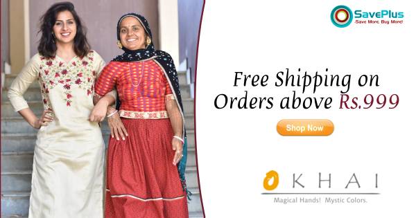 Okhai Coupons, Deals & Offers: Free Shipping on Orders above