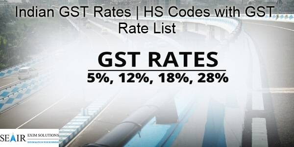 GST Rates List