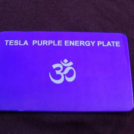 Tesla Purple Energy Healing and REVIVING Plate