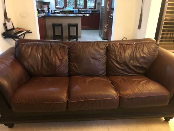 All leather sofa need to sell quickly