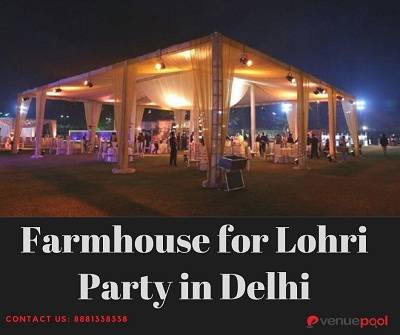 Farmhouses for Lohri Party in Delhi