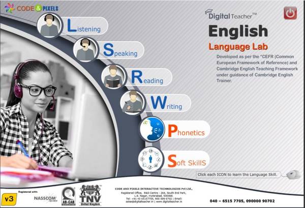 Digital language lab | English language lab, Hyderabad