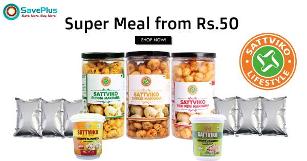 Sattviko Coupons, Deals & Offers: Khakhra Chips from Rs.70